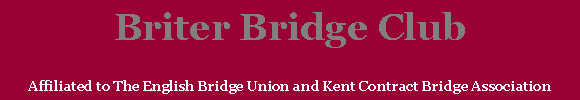 Text Box: Briter Bridge Club
